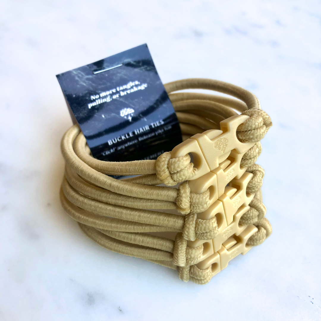 Buckle Hair Tie Elastics – Quick-Release, Snag-Free, Zero Tangles