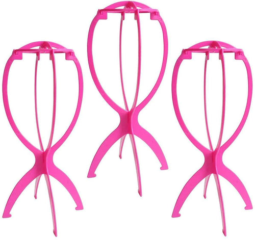 3-Pack Wig Display Stands