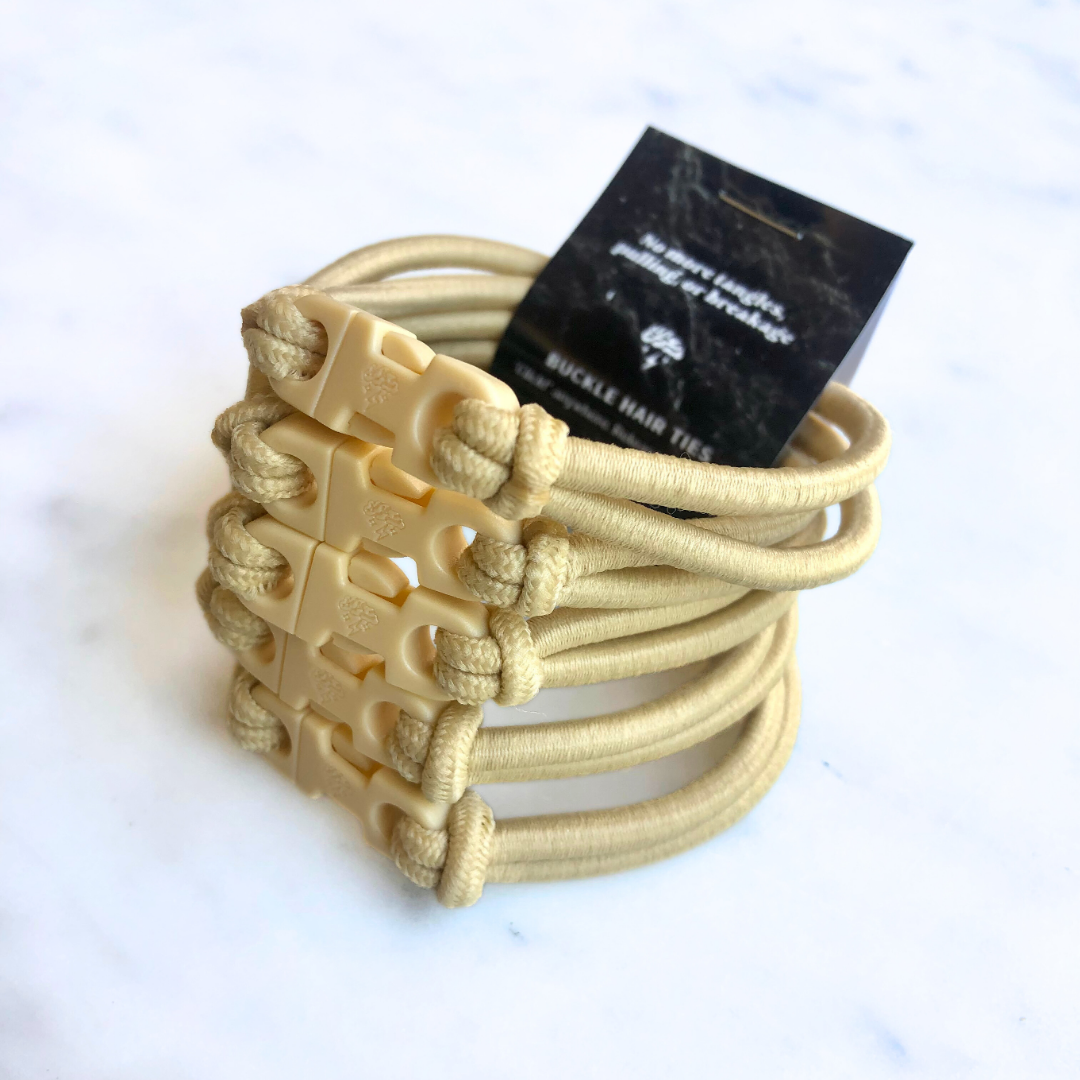 Buckle Hair Tie Elastics – Quick-Release, Snag-Free, Zero Tangles