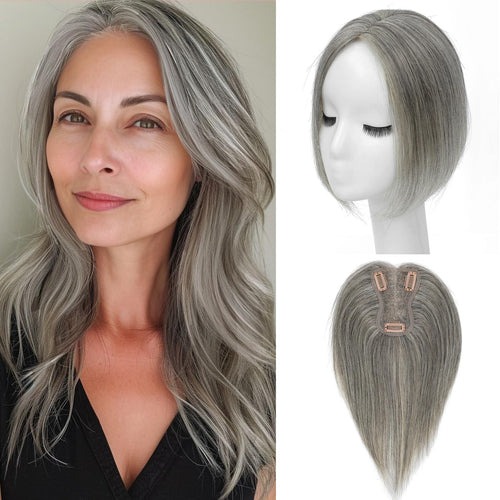 10” Swiss Base Human Hair Topper