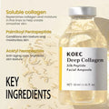 Peptide Intensive Lifting Ampoule,Deep Collagen Face Firming Moisturizing Serum,Glass Skin Tightening Hydration,Korean Skincare