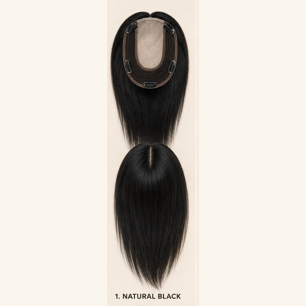 Afrodiva 360° Lace Base Hair Topper – Brown with Blonde Highlight